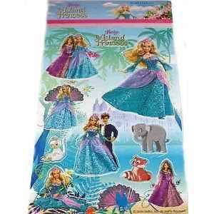 Barbie Island Princess Girls Bedroom Wall Stickers