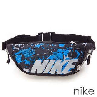 BN Nike Athletic Team Training Fanny Waist Bag Black w/ Blue (BA4019 