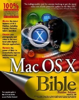 Mac OS X Bible Panther Edition by Douglas B. Heyman, Samuel A. Litt 