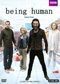 Being Human Season Three DVD, 2011, 3 Disc Set