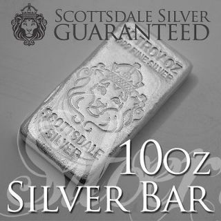 10 oz silver bar in Bars & Rounds
