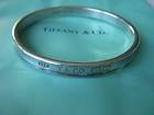 Tiffany & Co. Sterling Silver 1837 Oval Bangle Bracelet