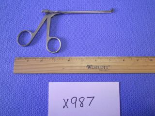 Storz 457001A Blakesley Nasal Forceps 45° Upturned w/ Suction (Size 1 