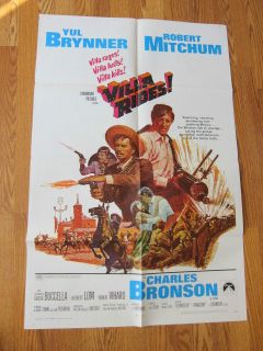 VILLA RIDES 68 western Sam Peckinpah Yul Brynner Robert Mitchum movie 