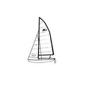 Intensity Sails Jib for the Hobie® 16 Sailboat