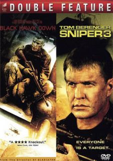Black Hawk Down Sniper 3 2 Pack DVD, 2010, 2 Disc Set