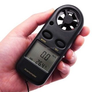 Anemometer Thermometer Air Wind Speed Velocity Flow Meter Bar Graph 