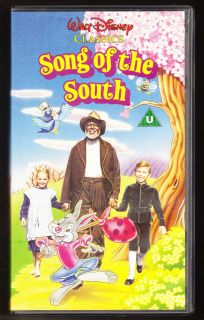 SONG OF THE SOUTH   DISNEY CLASSIC + HOLOGRAM   VHS PAL (UK) VIDEO