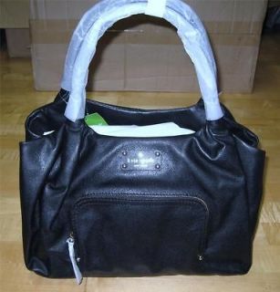 NWT! KATE SPADE Baxter Street Stevie Black Leather Handbag Purse R$428 