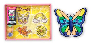 Garden Sun Catchers Craft Kit Decorate Your Own, Butterfly Bird 