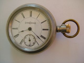 ANTIQUE GOOD QUALITY AMERICAN POCKET WATCH, ILLINOIS WATCH Co 