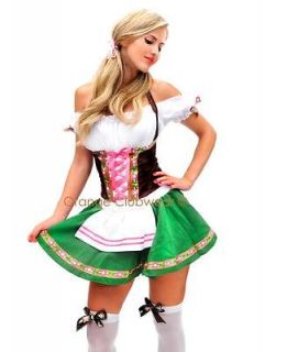 PC. German Gretchen Oktoberfest October fest Halloween Costume Dress 