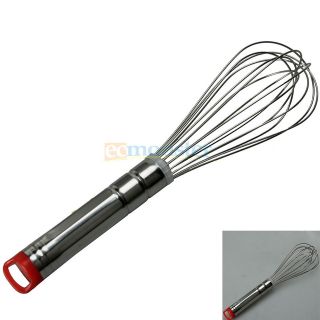   Inch Mini Wire Whisk Stainless Steel Kitchen Egg Beater Sauces Batter