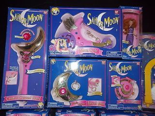 Vintage~1995~1​996~Sailor Moo​n WAND~JEWEL~B​OX~Bandai~Toys 