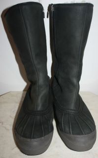 EUC Womens UGG Australia Belfair Black Waterproof Boots Size 11