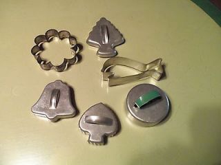   Metal Cookie Cutters Cutter Bell Flower Whale Tree Spade Circle