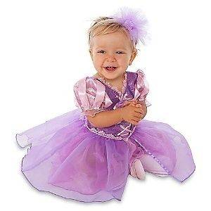 Disney Store Rapunzel Tangled Infant Baby Toddler Dress Costume 