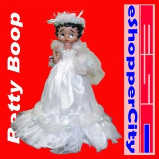 Betty Boop Porcelain Figural Doll Lamp, New