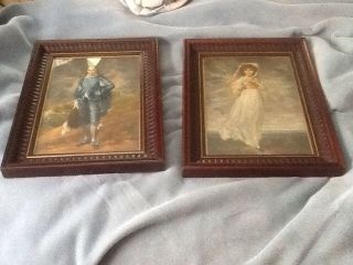 Vintage Victorian Prints of Blue Boy and Pinkie