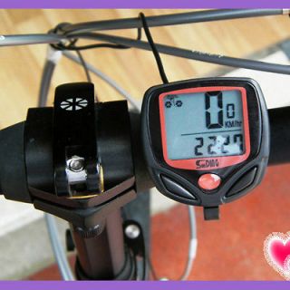 LCD Bike Bicycle Cycle Computer Odometer Speedometer