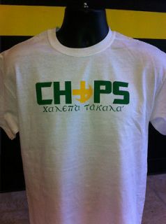 Lambda Chi Alpha CHOPS White Creed T shirt T Shirt Tee chops Coat of 
