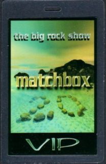MATCHBOX 20 backstage pass tour Laminate VIP big rock