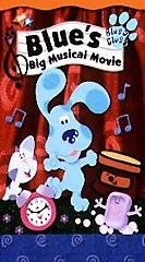 BLUES CLUES BIG MUSICAL MOVIE VHS VIDEO CLAMSHELL