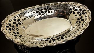 Antique Bailey Banks and Biddle Sterling Silver Pierced Tray
