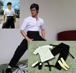 Bruce Lee 1/6 The Big Boss Suit @@ Head Enterbay RM 5 Kung Fu DX04 