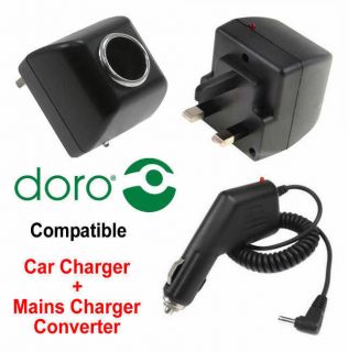 Mains Charger for Doro Phone Easy 505 GSM Big Button Mobile Phone