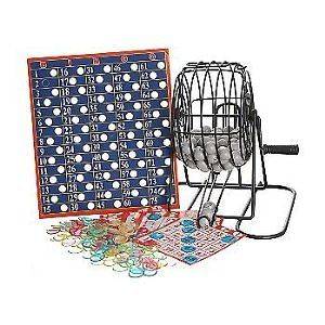 Board Wire Cage Bingo Set Classic Game Traditional 6 + Years Toy Metal 