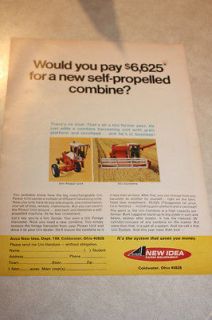 Vintage Magazine Ad for Avco New Idea Farm Equipment Uni Power Unit