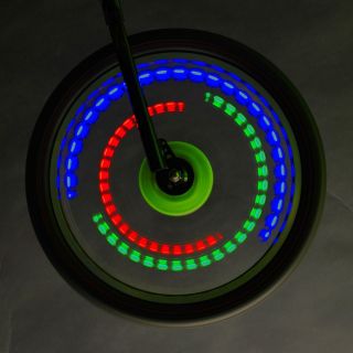 Rimfire LED Lighting System for Bicycle Wheels, lights