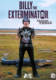 Billy the Exterminator Season Three DVD, 2011, 3 Disc Set