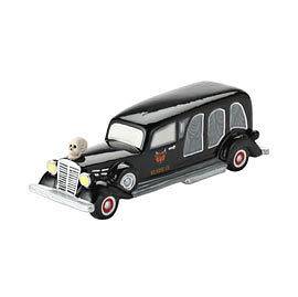 Dept 56 2012 Halloween Snow Village   Sell Your Soul Hearse   New in 
