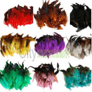New 50pcs Multi Color Choose Rooster feathers 4 7 inches color 