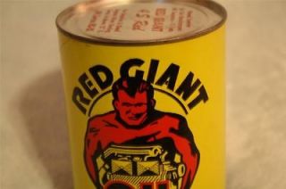   OIL CAN FULL AND MINTY QUART GIANT W MOTOR SIGN COUNCIL BLUFFS IOWA
