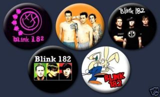 Blink 182 Punk Rock Mark Hoppus 1 Buttons Pins Badges