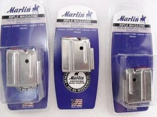 Marlin Factory 4 Shot Magazine 22 Magnum 17 HMR Nickel New XM05446