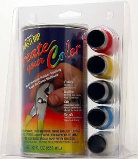Plasti Dip CREATE YOUR COLOR KIT with 22 Oz CLEAR + 5 Tints for Color 