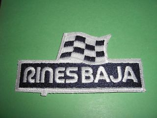 Vintage 1980s Rines Baja Racing Patch