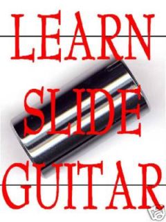 Learn SLIDE GUITAR in Standard Tuning DVD Blues & Rock