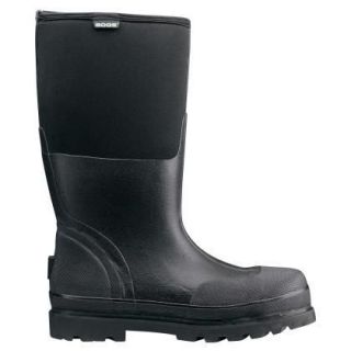 69172 Bogs Mens Black Rancher Steel Toe Boots Size 18