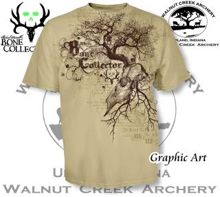 Bone Collector Tree Skull Sand T Shirt 600 1153