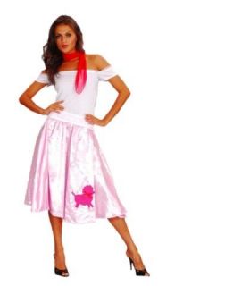 Ladies 50s Bopper New Style Grease Fancy Dress Costume All Sizes