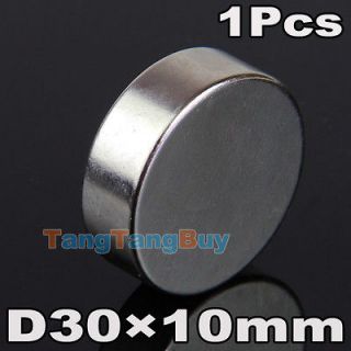   Super Strong Magnet Disc 30mm x 10mm Cylider Rare Earth Neodymium N35