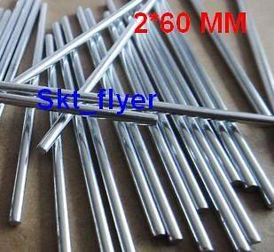 20pcs Shaft Axis Φ2 mm For Car Toy Model Robot Part for DIY 2*60mm