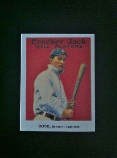 TY COBB 1915 CRACKER JACK VINTAGE REPRINT #30! DETROIT AMERICANS! $ 