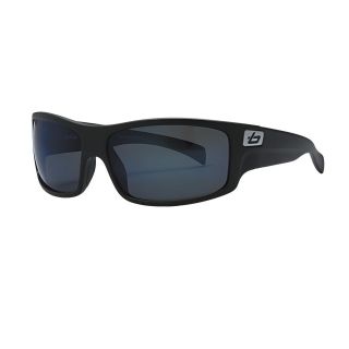 Bolle Phantom Polarized Sunglasses (Satin Black/Off Shore Blue Marine 