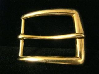 AUTHENTIC CARTIER MENS SOLID 14K YELLOW GOLD BELT BUCKLE FOR 1 BELT
